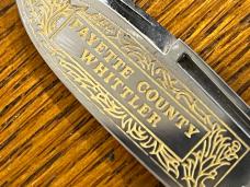 J. W. Hickey & Sons 0134 Washington Fayette County Whittler w/MOP Scales J. W. Hickey & Sons 0134 Washington Fayette County Whittler w/MOP Scales
