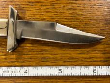 Custom Single-Blade Lockback Knife w\Scrimshaw Smooth Bone Scales Custom Single-Blade Lockback Knife w\Scrimshaw Smooth Bone Scales