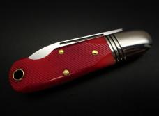 Great Eastern Cutlery #25 EO Beerlow Red Sawcut Bone GEC Easy Open 252123 Great Eastern Cutlery #25 EO Beerlow Red Sawcut Bone GEC Easy Open 252123