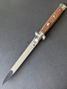 GIOVANNI BELTRAME 28CM 11" FLAT BLADE AUTO IN PALISANDER WOOD ...NEW GIOVANNI BELTRAME 28CM 11" FLAT BLADE AUTO IN PALISANDER WOOD ...NEW