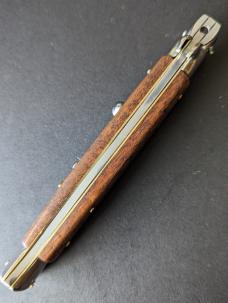 GIOVANNI BELTRAME 28CM 11" FLAT BLADE AUTO IN PALISANDER WOOD ...NEW GIOVANNI BELTRAME 28CM 11" FLAT BLADE AUTO IN PALISANDER WOOD ...NEW