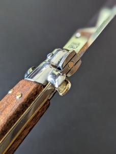 GIOVANNI BELTRAME 28CM 11" FLAT BLADE AUTO IN PALISANDER WOOD ...NEW GIOVANNI BELTRAME 28CM 11" FLAT BLADE AUTO IN PALISANDER WOOD ...NEW