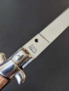 GIOVANNI BELTRAME 28CM 11" FLAT BLADE AUTO IN PALISANDER WOOD ...NEW GIOVANNI BELTRAME 28CM 11" FLAT BLADE AUTO IN PALISANDER WOOD ...NEW