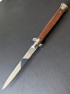 GIOVANNI BELTRAME 28CM 11" FLAT BLADE AUTO IN PALISANDER WOOD ...NEW GIOVANNI BELTRAME 28CM 11" FLAT BLADE AUTO IN PALISANDER WOOD ...NEW