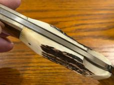 Parker-IMAI K-54 Lockback Clasp Knife w/Bone Scales SN#145 Japan Parker-IMAI K-54 Lockback Clasp Knife w/Bone Scales SN#145 Japan