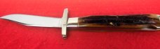 QUEEN CUTLERY CO TITUSVILLE #1L SWING GUARD AMBER BONE MINT BEAUTY WITH SNAP QUEEN CUTLERY CO TITUSVILLE #1L SWING GUARD AMBER BONE MINT BEAUTY WITH SNAP