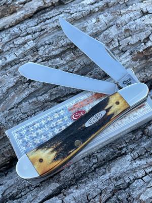 CASE XX ** 1994 STAG DOG LEG TRAPPER NICE STAG