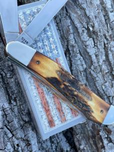 CASE XX ** 1994 STAG DOG LEG TRAPPER NICE STAG CASE XX ** 1994 STAG DOG LEG TRAPPER NICE STAG