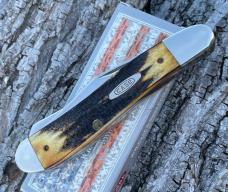 CASE XX ** 1994 STAG DOG LEG TRAPPER NICE STAG CASE XX ** 1994 STAG DOG LEG TRAPPER NICE STAG