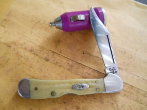 Case 61749L SS Lock back Knife Box Mini Copperlock
