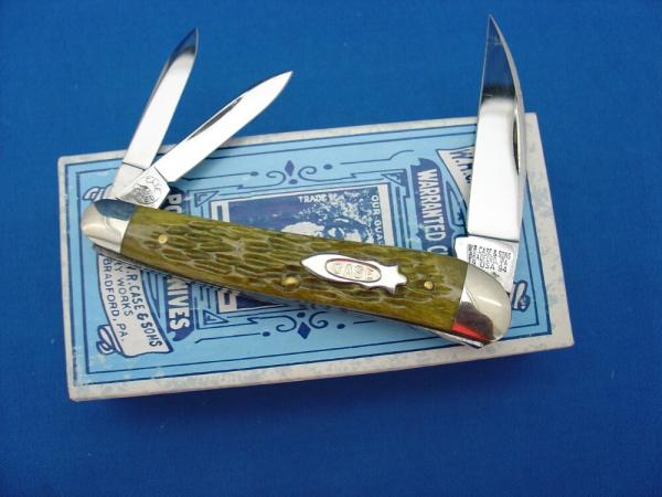 Case Classic XX 630055 Green Bone Whittler knife Case Classic XX 630055 Green Bone Whittler knife