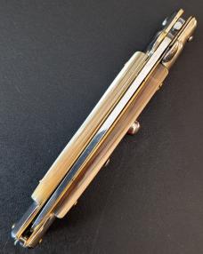 NOS GIOVANNI BELTRAME 23CM-9 INCH FLAT BLADE BRAZILIAN HONEY HORN STILETTO NOS GIOVANNI BELTRAME 23CM-9 INCH FLAT BLADE BRAZILIAN HONEY HORN STILETTO