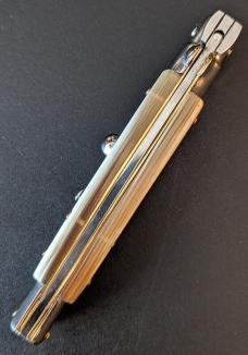 NOS GIOVANNI BELTRAME 23CM-9 INCH FLAT BLADE BRAZILIAN HONEY HORN STILETTO NOS GIOVANNI BELTRAME 23CM-9 INCH FLAT BLADE BRAZILIAN HONEY HORN STILETTO