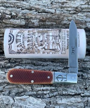 GEC ** TIDIOUTE SFO 15118 ANCIENT MUSCADINE SAWCUT BONE BARLOW - CHARLIE CAMPAGNA KNIFE