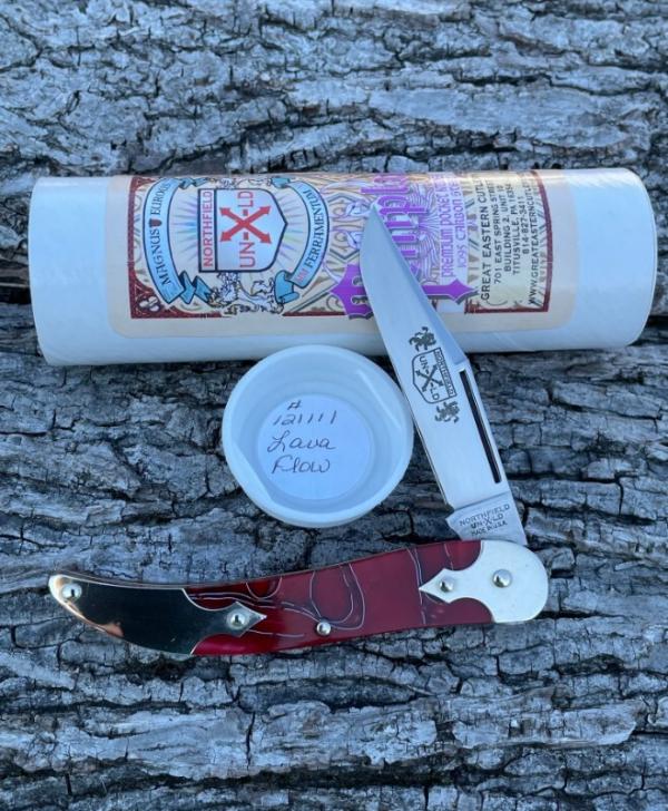GEC NORTHFIELD ** 121111 LAVA FLOW ACRYLIC 1095 CARBON STEEL TEMPLAR