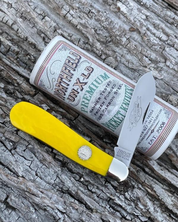 GEC ** TIDIOUTE NKCA 562112 SMOOTH YELLOW YOUTH KNIFE GEC ** TIDIOUTE NKCA 562112 SMOOTH YELLOW YOUTH KNIFE