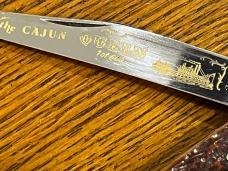 Fight'n Rooster Ltd Ed "Cajun Queen" Toothpick w/Jigged Bone Scales & Clamshell Bolsters SN#354 Germ Fight'n Rooster Ltd Ed "Cajun Queen" Toothpick w/Jigged Bone Scales & Clamshell Bolsters SN#354 Germ