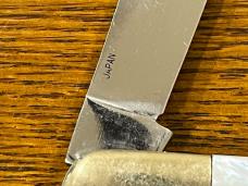 Parker Cut. Co. Ltd Ed 1981 Flint Arrowhead Knife Club 3-Blade Knife w/MOP Scales SN#267 Japan Parker Cut. Co. Ltd Ed 1981 Flint Arrowhead Knife Club 3-Blade Knife w/MOP Scales SN#267 Japan