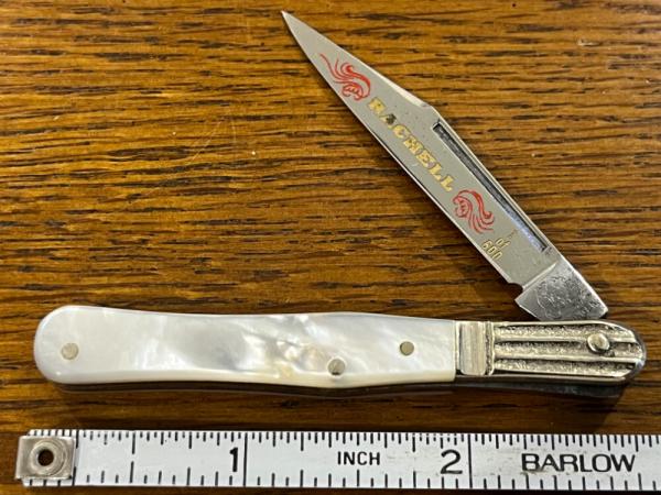 Fight'n Rooster Frank Buster Ltd Ed "Rachel" Single-Blade Pen Knife w/MOP Scales Germany Fight'n Rooster Frank Buster Ltd Ed "Rachel" Single-Blade Pen Knife w/MOP Scales Germany