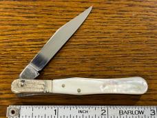 Fight'n Rooster Frank Buster Ltd Ed "Rachel" Single-Blade Pen Knife w/MOP Scales Germany Fight'n Rooster Frank Buster Ltd Ed "Rachel" Single-Blade Pen Knife w/MOP Scales Germany