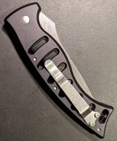 VINTAGE MADE IN USA PARAGON X-O LITE SKELETON ALUMINUM FRAME 3.75 RECURVE BAYONET AUTOMATIC VINTAGE MADE IN USA PARAGON X-O LITE SKELETON ALUMINUM FRAME 3.75 RECURVE BAYONET AUTOMATIC
