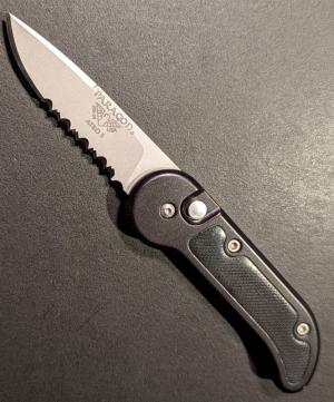 VINTAGE MADE IN USA  PARAGON ATKO 5 ALUMINUM FRAME 2.87" DROP POINT AUTOMATIC 