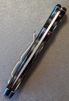 Piranha P-1 Pocket Automatic Knife Green Swirl (3.2" Mirror) Piranha P-1 Pocket Automatic Knife Green Swirl (3.2" Mirror)
