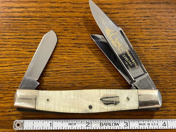 Fight'n Rooster Ltd Ed "Jackson County Moonshine Special" Stockman w/Synthetic Scales SN#0548 German Fight'n Rooster Ltd Ed "Jackson County Moonshine Special" Stockman w/Synthetic Scales SN#0548 German