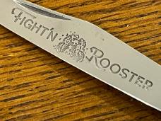 Fight'n Rooster 2-Blade Farmer's Jack Knife w/Picbone Scales & Ornate Gold Plated Bolster Germany Fight'n Rooster 2-Blade Farmer's Jack Knife w/Picbone Scales & Ornate Gold Plated Bolster Germany