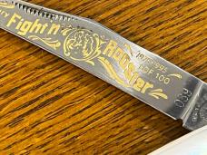 Fight'n Rooster Frank Buster Ltd Ed 1995 Anniversary Toothpick Knife w/MOP Scales SN#089 Germany Fight'n Rooster Frank Buster Ltd Ed 1995 Anniversary Toothpick Knife w/MOP Scales SN#089 Germany