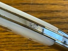 Fight'n Rooster Frank Buster Ltd Ed 1995 Anniversary Toothpick Knife w/MOP Scales SN#089 Germany Fight'n Rooster Frank Buster Ltd Ed 1995 Anniversary Toothpick Knife w/MOP Scales SN#089 Germany