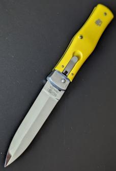 NEW Mikov 241 Predator Lever Lock Automatic Knife ABS Yellow (3.7" Polish) NEW Mikov 241 Predator Lever Lock Automatic Knife ABS Yellow (3.7" Polish)