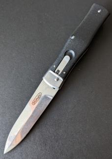 MIkov 241 Predator Lever Lock Automatic Knife ABS BLACK W/POCKET CLIP (3.7" N690 STONEWASHED BLADE) MIkov 241 Predator Lever Lock Automatic Knife ABS BLACK W/POCKET CLIP (3.7" N690 STONEWASHED BLADE)