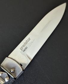 MIkov 241 Predator Lever Lock Automatic Knife ABS BLACK W/POCKET CLIP (3.7" N690 STONEWASHED BLADE) MIkov 241 Predator Lever Lock Automatic Knife ABS BLACK W/POCKET CLIP (3.7" N690 STONEWASHED BLADE)
