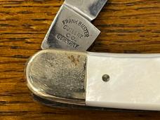 Fight'n Rooster Frank Buster Ltd Ed 1978 "Palmetto Club" 2-Blade Muskrat w/MOP Scales SN#099 Germany Fight'n Rooster Frank Buster Ltd Ed 1978 "Palmetto Club" 2-Blade Muskrat w/MOP Scales SN#099 Germany