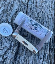 GEC ** TIDIOUTE 340223 S UNICORN IVORY CAMEL BACK CONGRESS KNIFE KNIVES