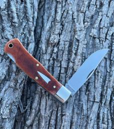 GEC ** TIDIOUTE 721123LB S MODEL BURNT SIENNA CODY SCOUT LOCKBACK KNIFE KNIVES