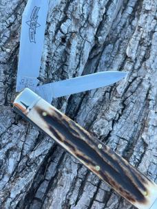 GEC NORTHFIELD ** RENDEZVOUS 871223 GENUINE STAG ENGLISH JACK