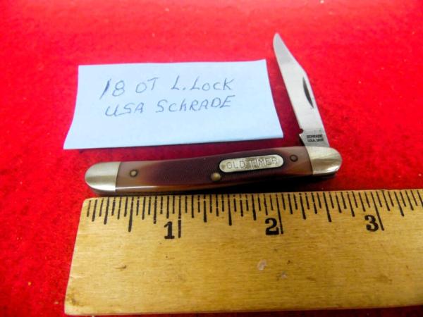 SCHRADE OLD TIMER 18 OT LINER LOCK FROM STORAGE UNUSED SOMEWHAT SCARCE