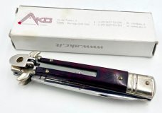 AKC Leverletto 7.75" Leverlock Auto Italian Knife AKC Leverletto 7.75" Leverlock Auto Italian Knife