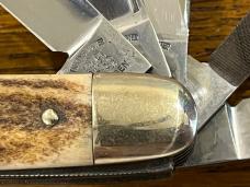 Fight'n Rooster Frank Buster 10-Blade Equal End Knife w/Stag Scales Germany Fight'n Rooster Frank Buster 10-Blade Equal End Knife w/Stag Scales Germany