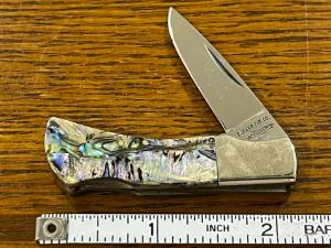 Parker Cut. Co. Lockback Knife w/Abalone Scales Japan