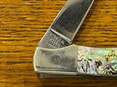 Parker Cut. Co. Lockback Knife w/Abalone Scales Japan Parker Cut. Co. Lockback Knife w/Abalone Scales Japan