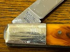 Parker Cut. Co. Ltd Ed "Little Pillbuster" Doctor's Knife w/Faux Tortoise Shell Scales SN#150 Japan Parker Cut. Co. Ltd Ed "Little Pillbuster" Doctor's Knife w/Faux Tortoise Shell Scales SN#150 Japan