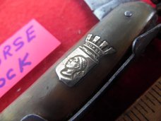 ANTIQUE CORSE LOCK KNIFE HORN SCALES 19th CENTURY FRANCE PLEASE READ DESCRIPTION ANTIQUE CORSE LOCK KNIFE HORN SCALES 19th CENTURY FRANCE PLEASE READ DESCRIPTION