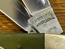 Parker Cut. Co. Brahma 3-Blade Stockman Knife w/Green Delrin Scales Japan Parker Cut. Co. Brahma 3-Blade Stockman Knife w/Green Delrin Scales Japan