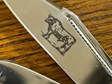 Parker Cut. Co. Brahma 3-Blade Stockman Knife w/Green Delrin Scales Japan Parker Cut. Co. Brahma 3-Blade Stockman Knife w/Green Delrin Scales Japan