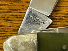 Parker Cut. Co. Brahma 3-Blade Stockman Knife w/Green Delrin Scales Japan Parker Cut. Co. Brahma 3-Blade Stockman Knife w/Green Delrin Scales Japan