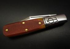 Great Eastern Cutlery #14 TC Barlow Goldenrod Sawcut Bone Clip Point GEC 141122 Great Eastern Cutlery #14 TC Barlow Goldenrod Sawcut Bone Clip Point GEC 141122