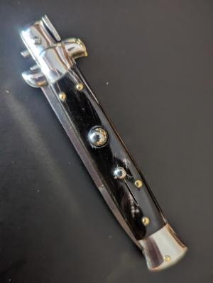 NOS SKM 23CM-9 INCH BAYONET BUFFALO HORN STILETTO 